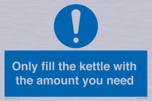 Only fill the kettle with the amount you need